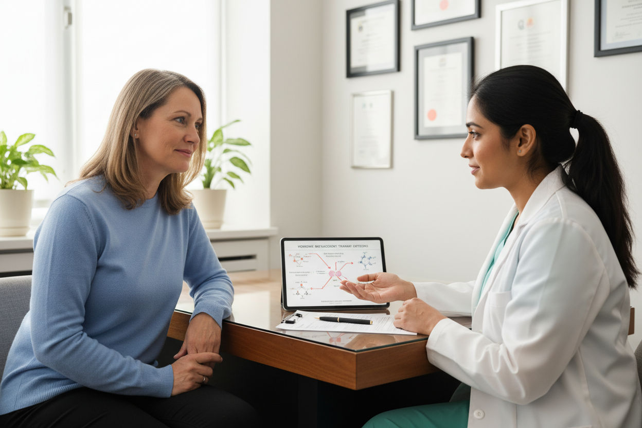 O que significa TRH na menopausa e o que acontece com o corpo se você NÃO fizer?