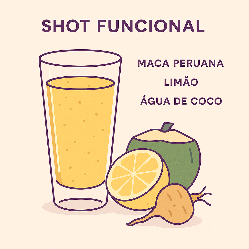 Maca peruana e shot funcional para fogachos: como esse superalimento pode aliviar os sintomas da menopausa