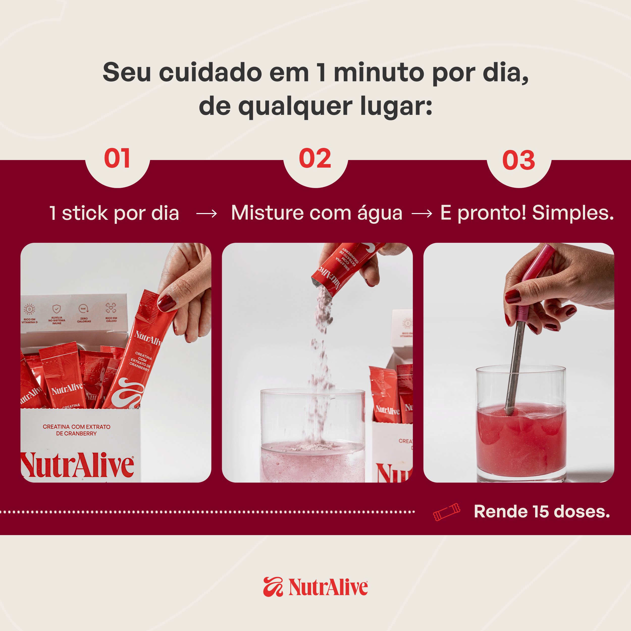 Suplemento Alimentar NutrAlive 97,5g (15 doses)